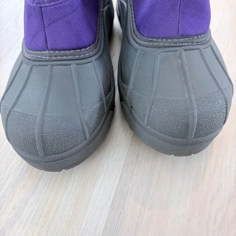 Columbia Youth Powderbug Plus II Snow Boots Purple Pink BY1298-559 Size 4